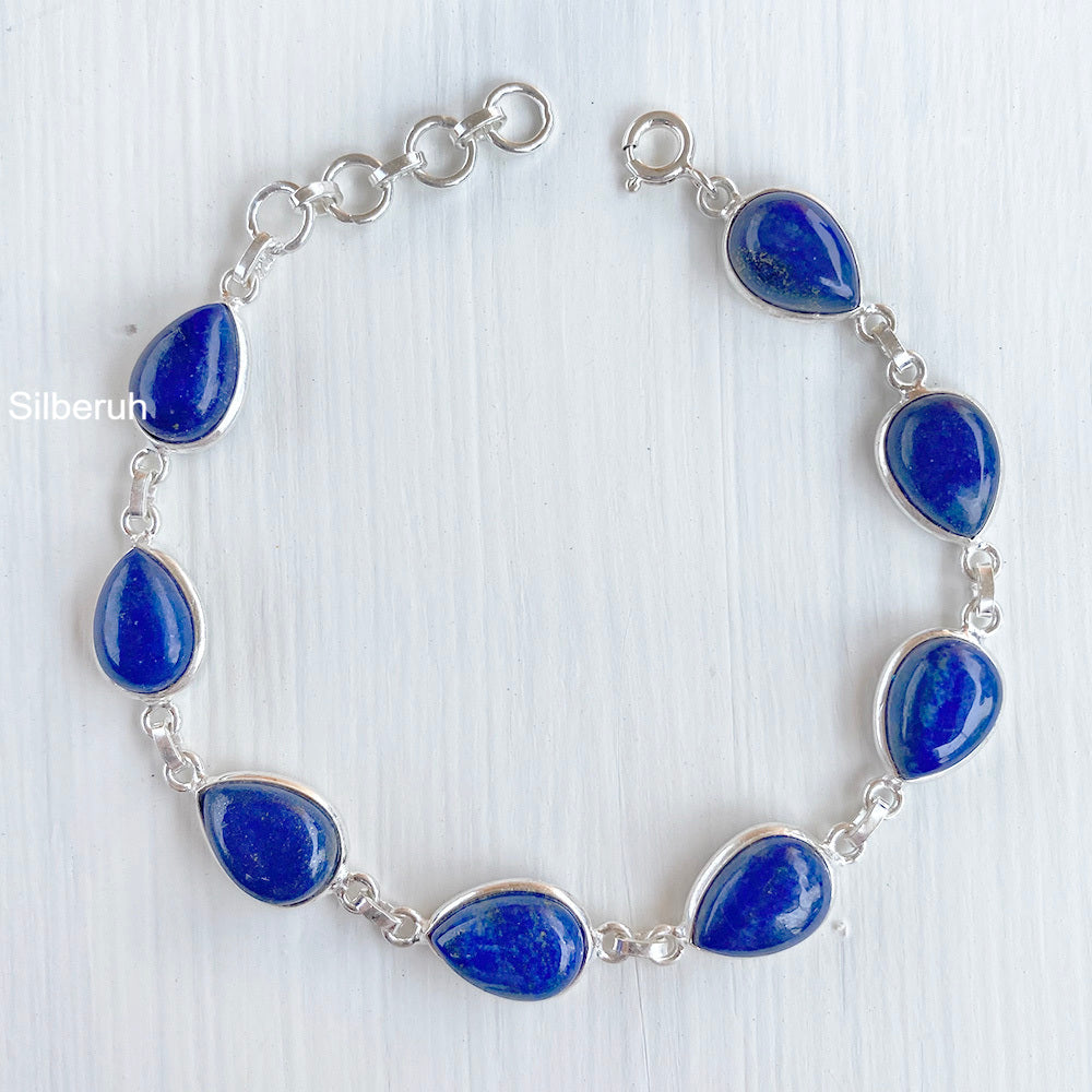 Lapis lazuli on sale silver bracelet