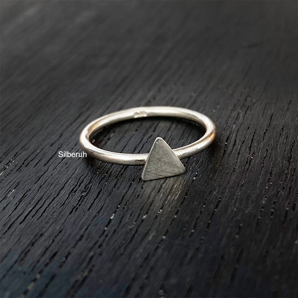 Triangle sale ring silver