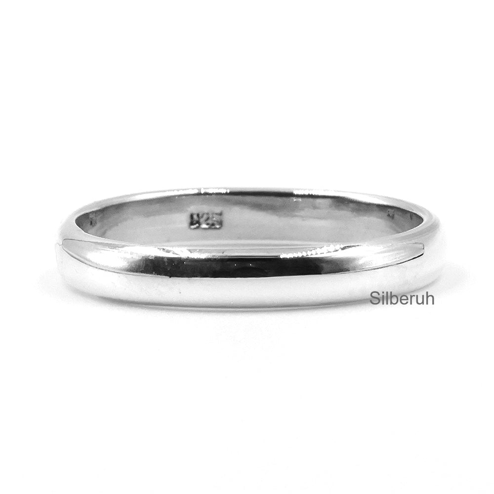 Plain Silver Band Ring – SILBERUH