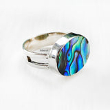 Abalone Silver Ring