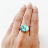 Abalone Silver Ring