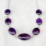 Amethyst Silver Necklace