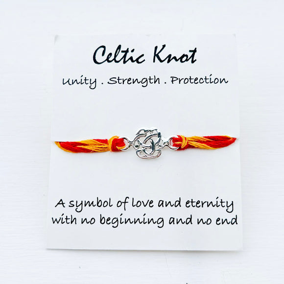 Celtic Knot Silver Rakhi