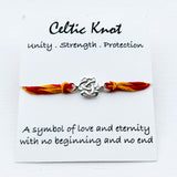 Celtic Knot Silver Rakhi