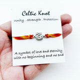 Celtic Knot Silver Rakhi