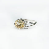 Citrine Silver Ring