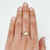 Citrine Silver Ring