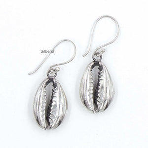 Cowrie Silver Earring