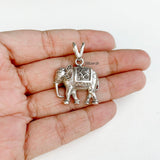 Elephant Silver Pendant