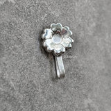 Flower Silver Nose Clip