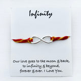 Infinity Silver Rakhi