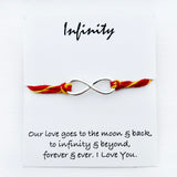 Infinity Silver Rakhi