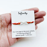 Infinity Silver Rakhi