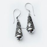 Mughal Silver Drop Earring