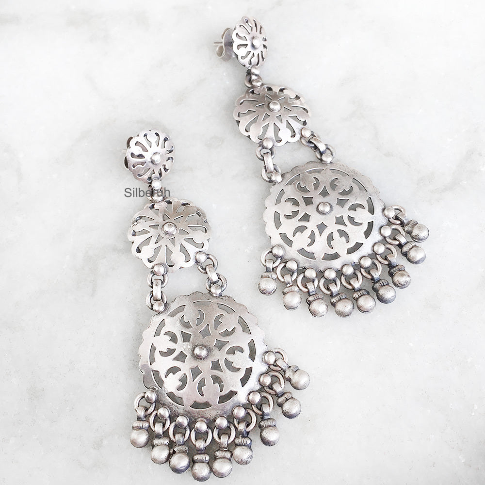 Mughal Silver Earring – SILBERUH