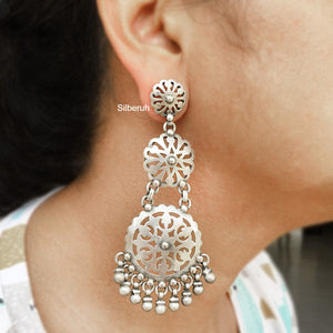 Mughal Silver Earring