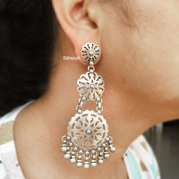 Mughal Silver Earring