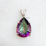 Mystic Topaz Silver Pendant