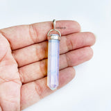 Opalite Pencil Silver Pendant