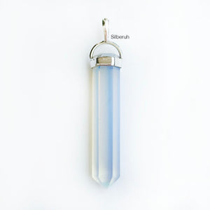 Opalite Pencil Silver Pendant