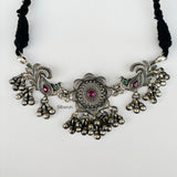 Phool Silver Choker Necklace