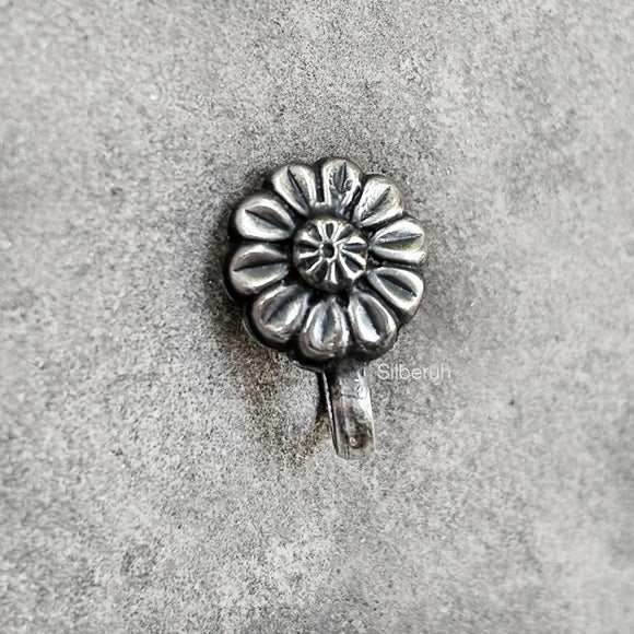 Phool Silver Nose Clip