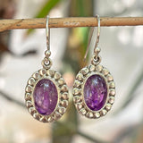 Silver Amethyst Earring