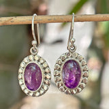 Silver Amethyst Earring