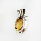 Silver Citrine Pendant