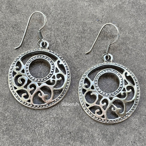 Silver Filigree Earring