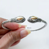 Silver Gold Intricate Kada