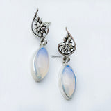 Silver Opalite Phool Earring