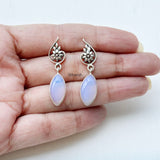 Silver Opalite Phool Earring