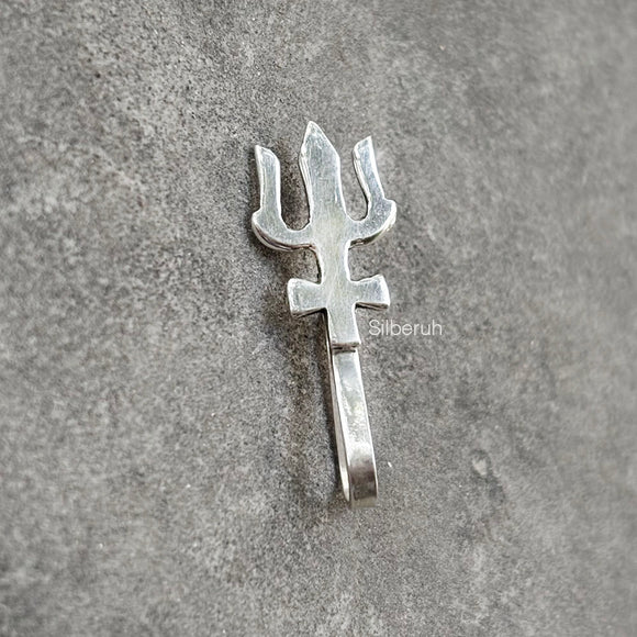 Trishul Silver Nose Clip