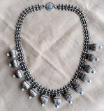 TRIBAL BALL SILVER NECKLACE - SILBERUH