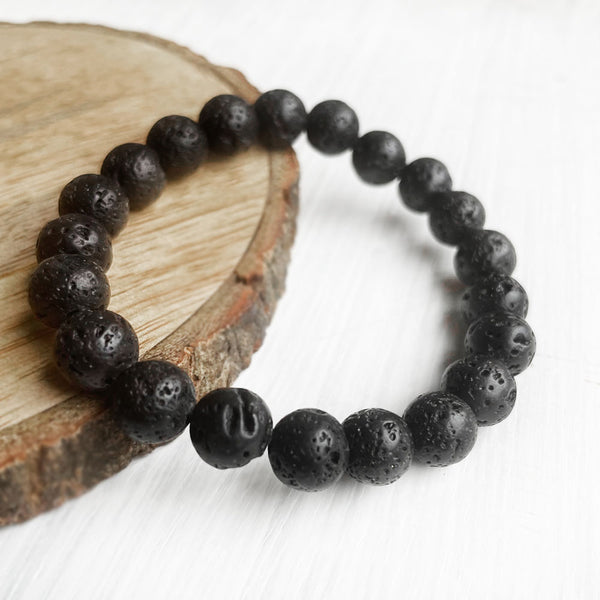 Lava & Lotus | Lava Stone Mix Bracelet - Black Brook Shop